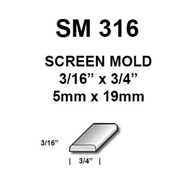 3/16 Screen Mold
