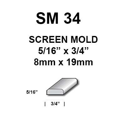 3/4" Screen Mold