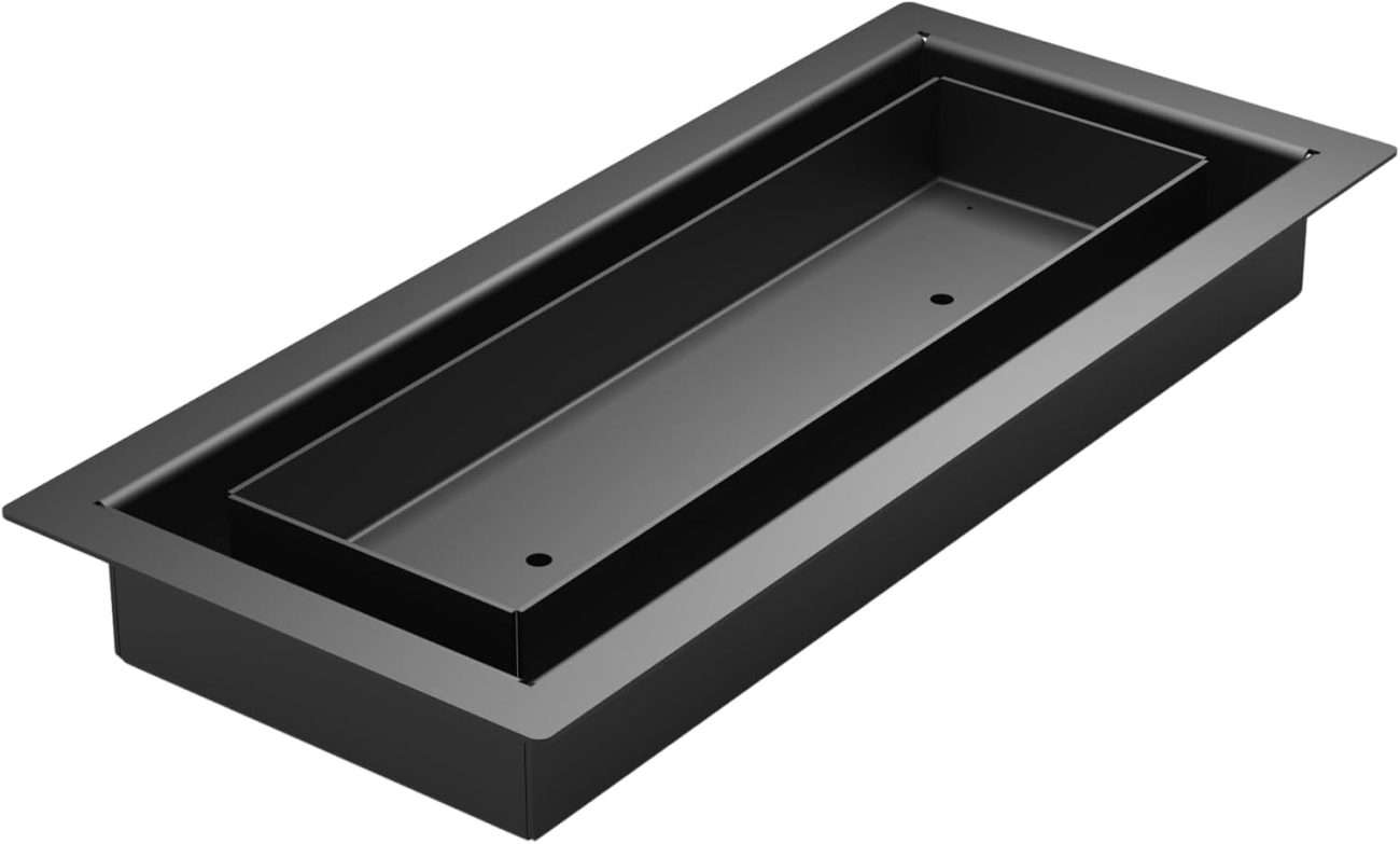 Fittes drop-in floor vent in black