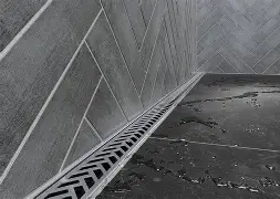 herringbone drain cover