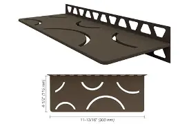 Schluter wall shelf